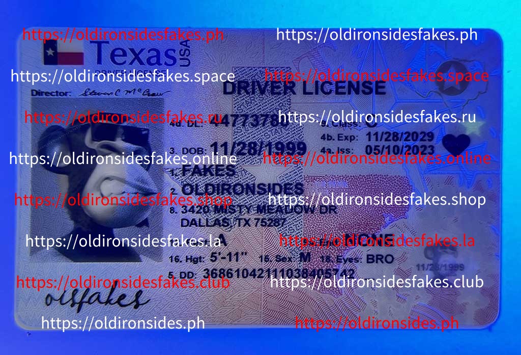 Texas Driver License(New TX O21 2020) - Image 5