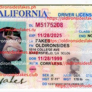 California Driver License(Old CA O21)