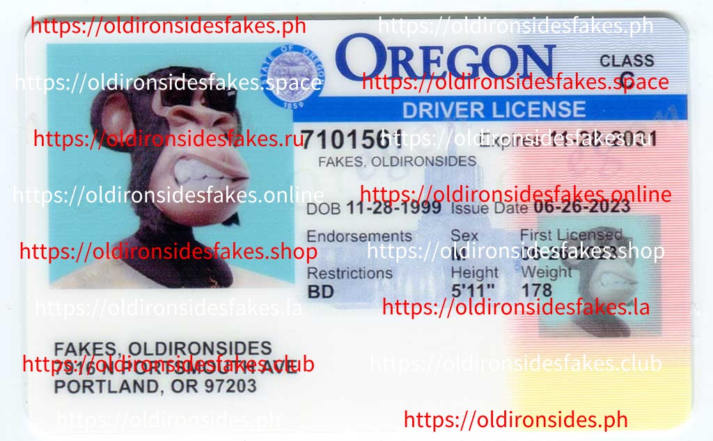 Oregon Driver License(Old OR)
