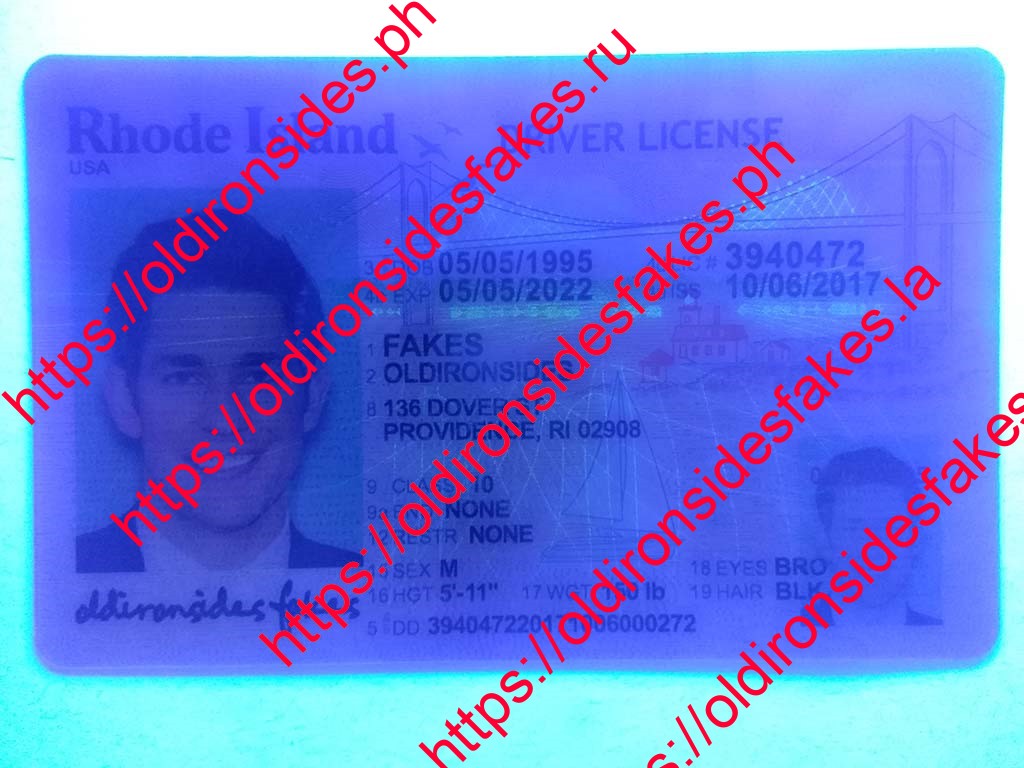 Rhode Island Driver License(New RI) - Image 2
