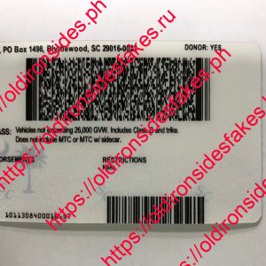 South Carolina Driver License(New SC O21)