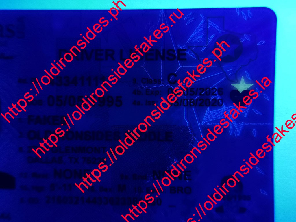 Texas Driver License(New TX O21 2020) - Image 3