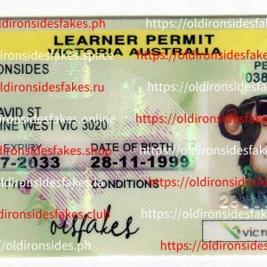 Victoria Australia Learner Permit(VIC-Y-LEARNER)