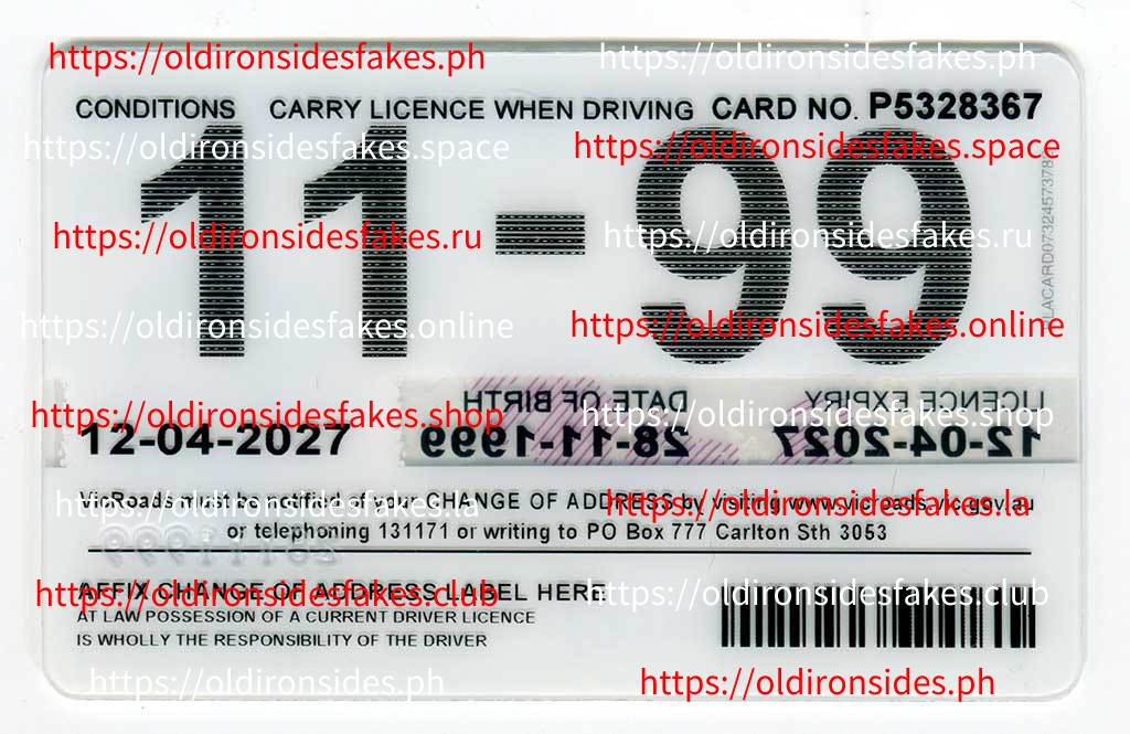 Victoria Australia Driver Licence(VIC-B-FULL) - Image 3